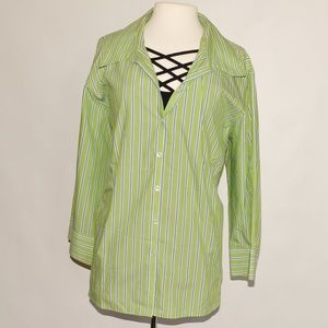 24W Liz Claiborne Button Up Dress Shirt 2275